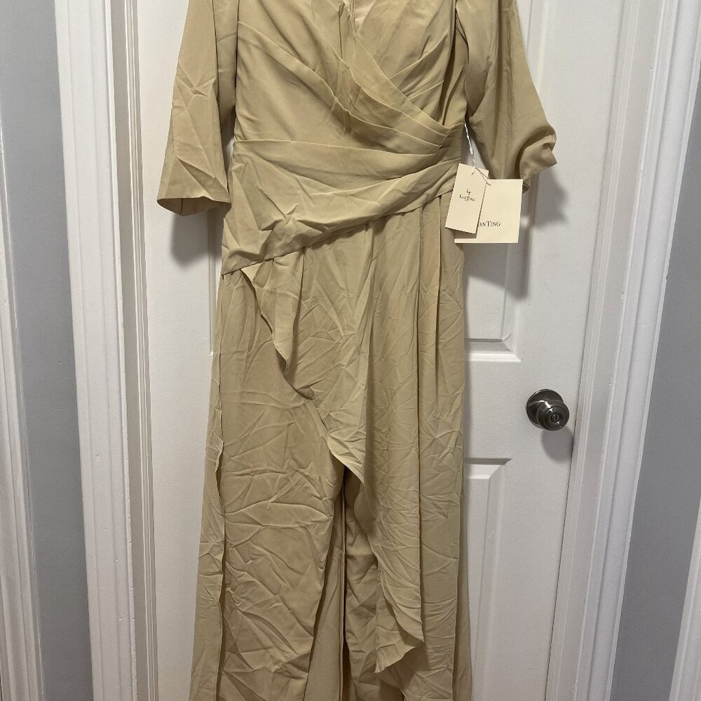 NWT - Lan Ting Bride - Formal Dress- Size 8 - Champagne Color